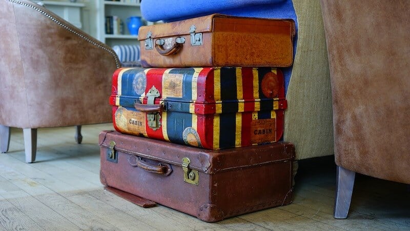 Pack all of your essentials in an easy-to-access suitcase during the move.