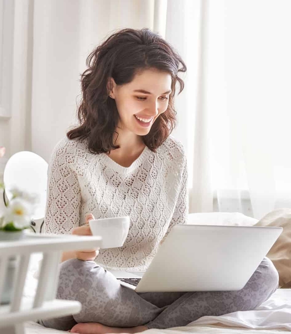 my-maid-featured Woman using a laptop